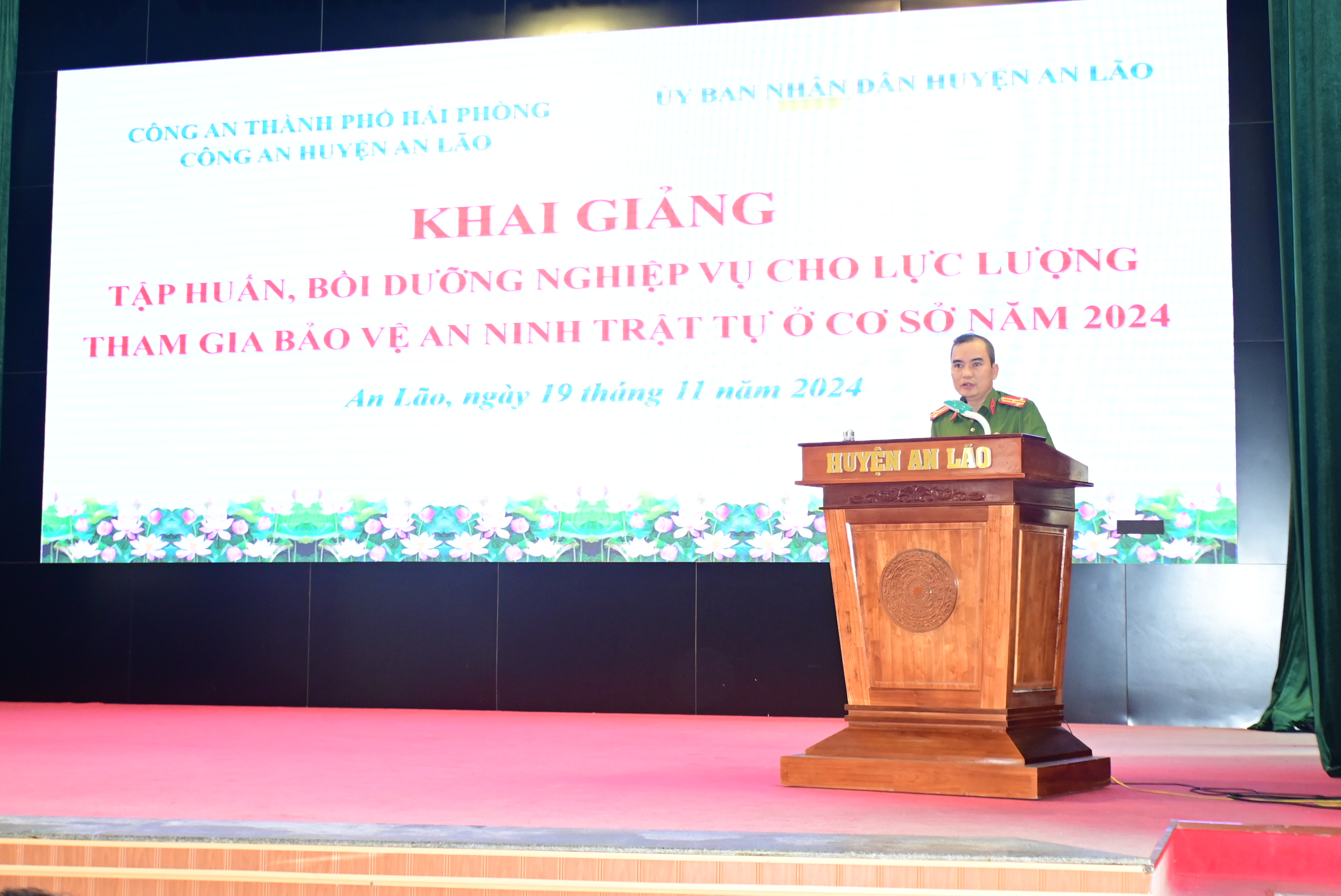 Huyện An Lão: Tập huấn, bồi dưỡng nghiệp vụ cho gần 400 đại biểu là lực lượng tham gia bảo vệ an ninh, trật tự ở cơ sở